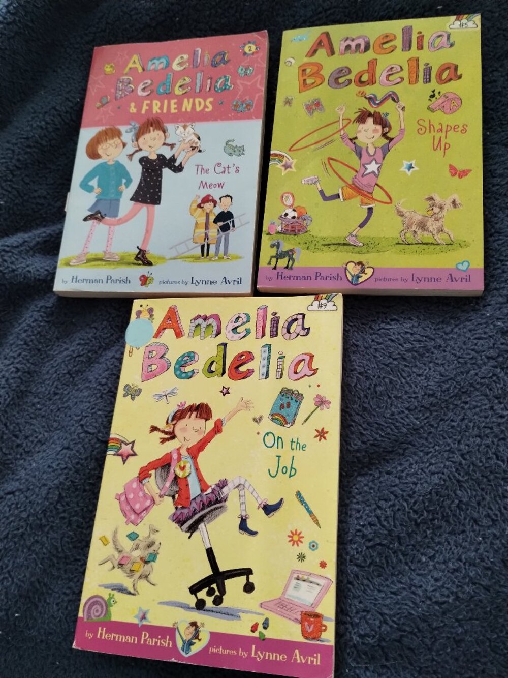 Amelia  Bedelia chapter books,lot of 3